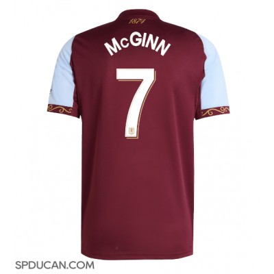 Muški Nogometni Dres Aston Villa John McGinn #7 Domaci 2025-26 Kratak Rukav Muški Nogometni Dres Aston Villa John McGinn #7 Domaci 2025-26 Kratak Rukav